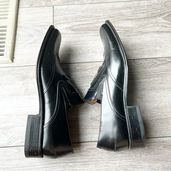 Kenneth Cole Black Leather Square Tod Tassel Loafer - Picture 11 of 16